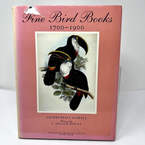 Fine Bird Books 1700-1900 by Sacheverell Sitwell Atlantic Monthly hardcover book - Picture 1 of 13